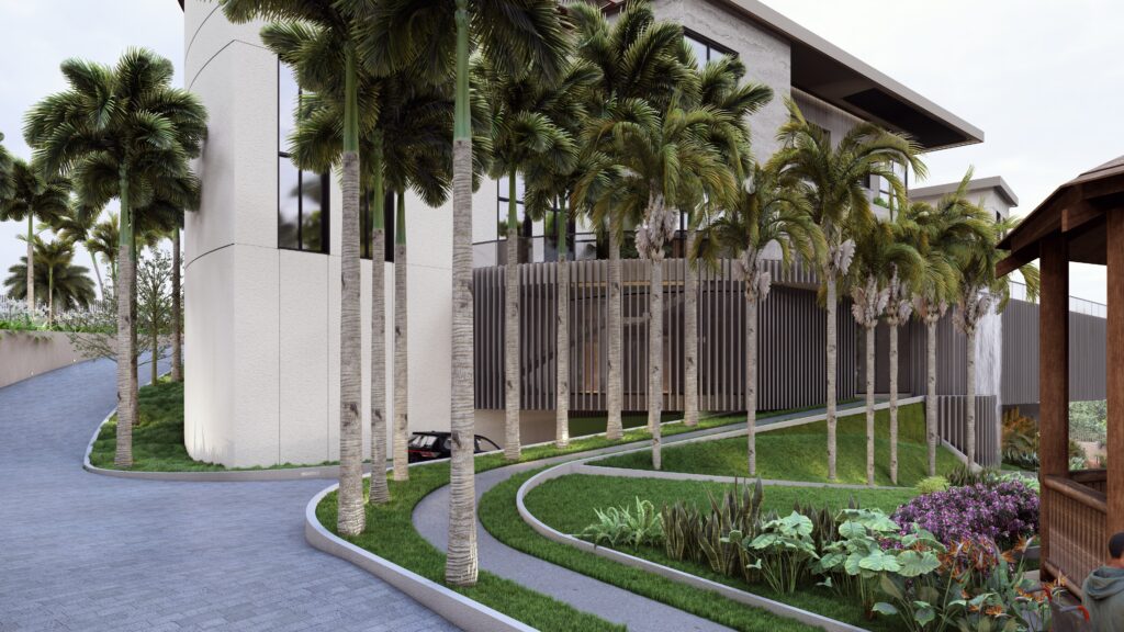 SUNRISE VILLA — Landscape 3D Visualization 8
