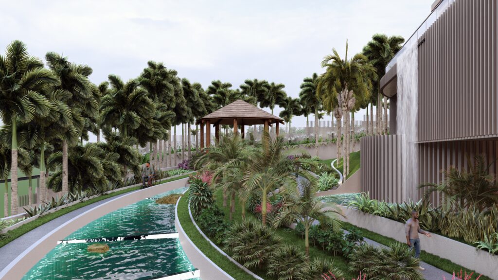 SUNRISE VILLA — Landscape 3D Visualization 3