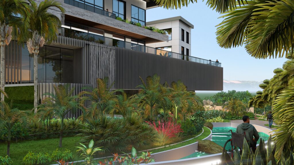 SUNRISE VILLA — Landscape 3D Visualization 4