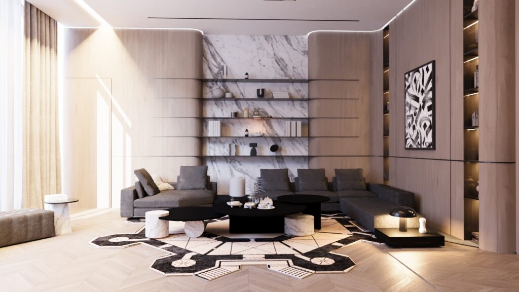 SUNRISE VILLA — Interior 3D Visualization 7