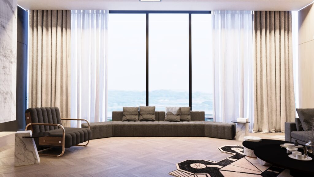 SUNRISE VILLA — Interior 3D Visualization 1