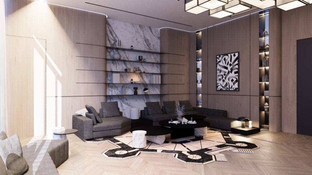 SUNRISE VILLA — Interior 3D Visualization 3