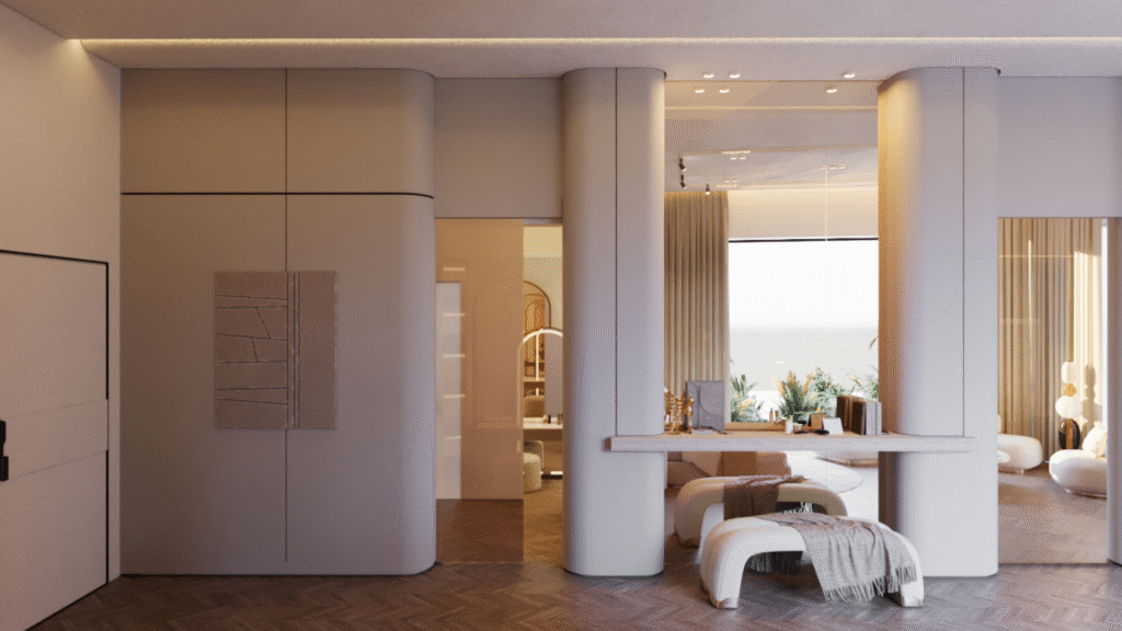 SUNRISE VILLA — Bedroom 3D Visualization 8