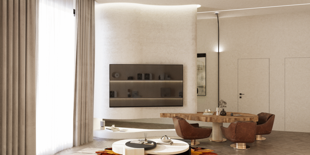 SUNRISE VILLA — Interior 3D Visualization 11