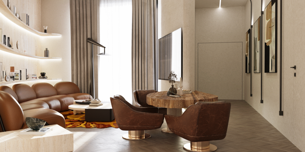 SUNRISE VILLA — Interior 3D Visualization 8