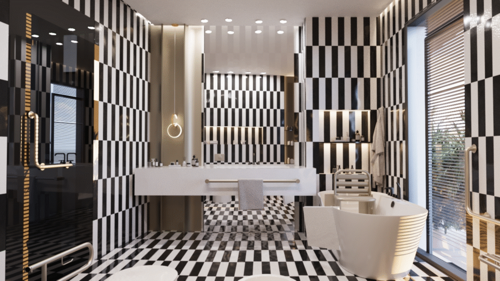 SUNRISE VILLA — Bedroom 3D Visualization 12