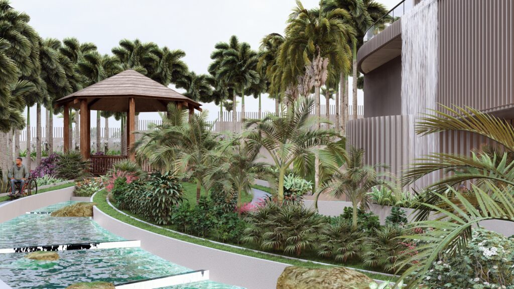 SUNRISE VILLA — Landscape 3D Visualization 1