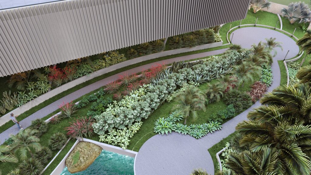 SUNRISE VILLA — Landscape 3D Visualization 10