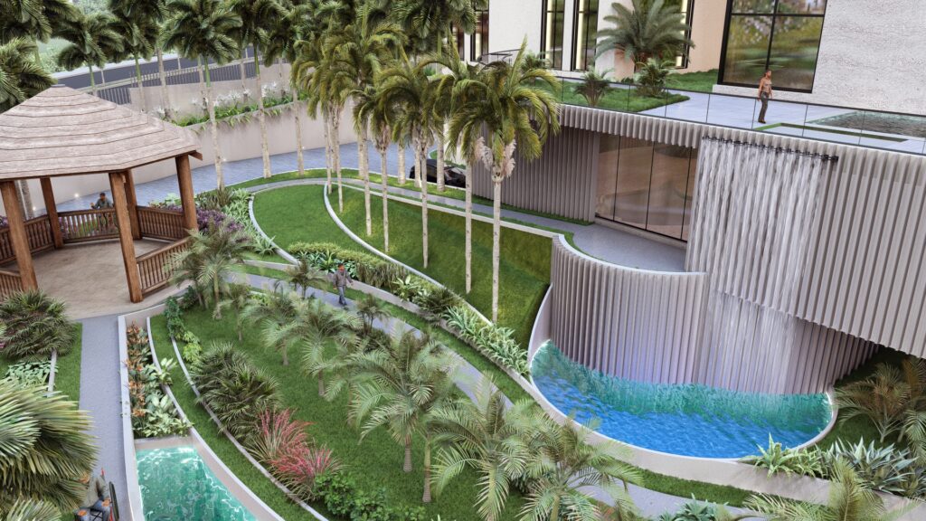 SUNRISE VILLA — Landscape 3D Visualization 13