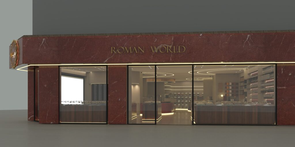ROMAN WORLD — Facade 3D Visualization 2