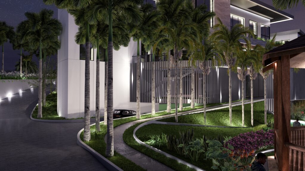 SUNRISE VILLA — Landscape 3D Visualization 14