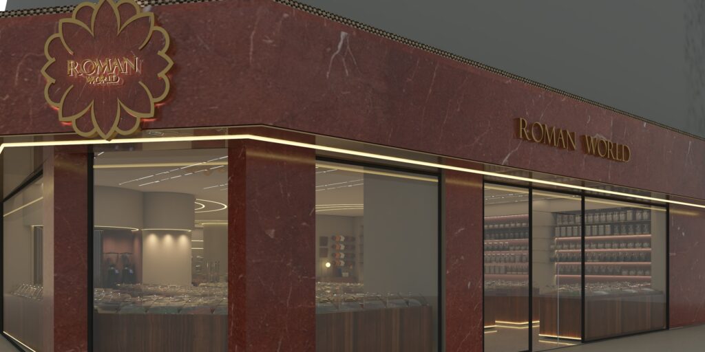 ROMAN WORLD — Facade 3D Visualization 3