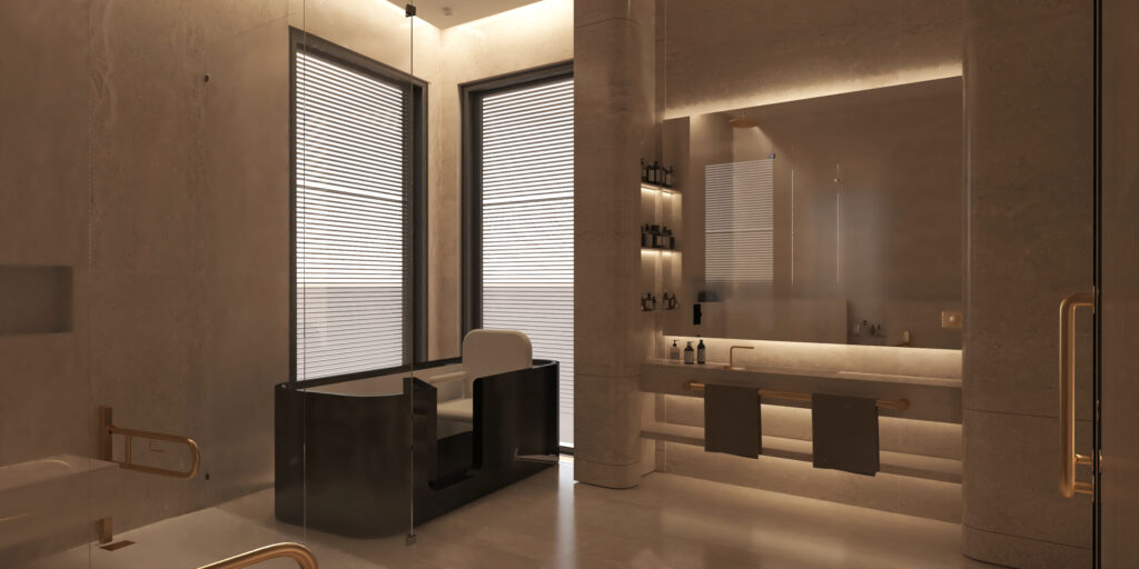 SUNRISE VILLA — Bedroom 3D Visualization 6
