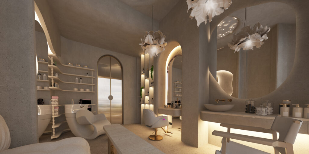 SUNRISE VILLA — Spa 3D Visualization 10