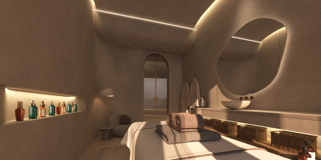 SUNRISE VILLA — Spa 3D Visualization 13
