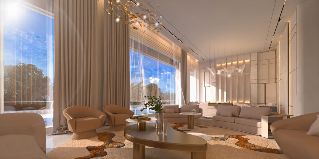 SUNRISE VILLA — Interior 3D Visualization 3