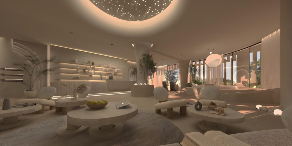 SUNRISE VILLA — Spa 3D Visualization 8