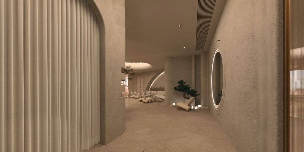 SUNRISE VILLA — Spa 3D Visualization 1
