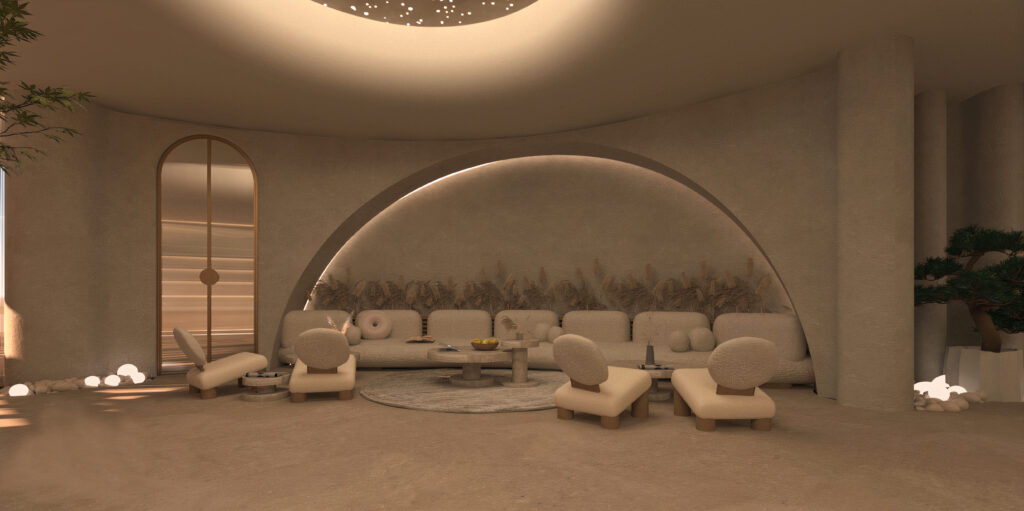 SUNRISE VILLA — Spa 3D Visualization 3