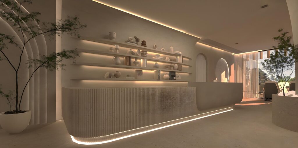 SUNRISE VILLA — Spa 3D Visualization 6