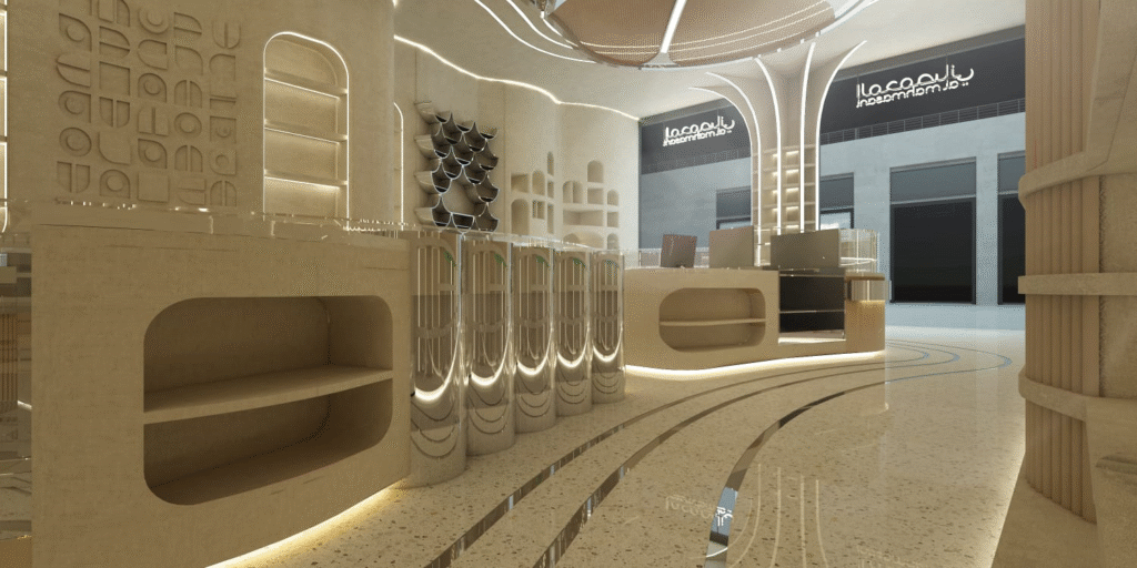 ALMAHMSANI DUBAI HILLS MALL — Interior 3D Visualization 1