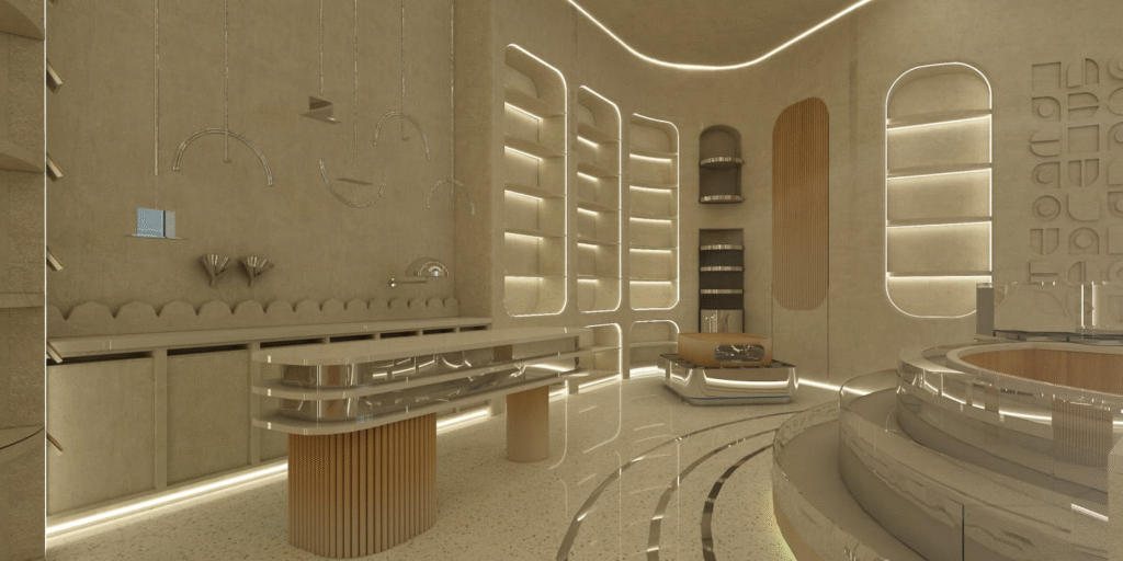 ALMAHMSANI DUBAI HILLS MALL — Interior 3D Visualization 5