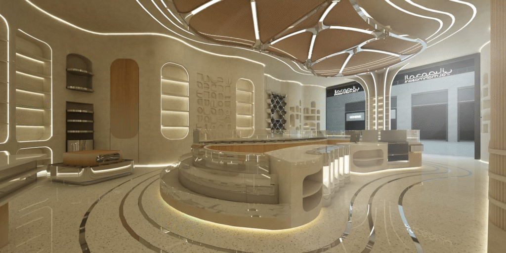 ALMAHMSANI DUBAI HILLS MALL — Interior 3D Visualization 2