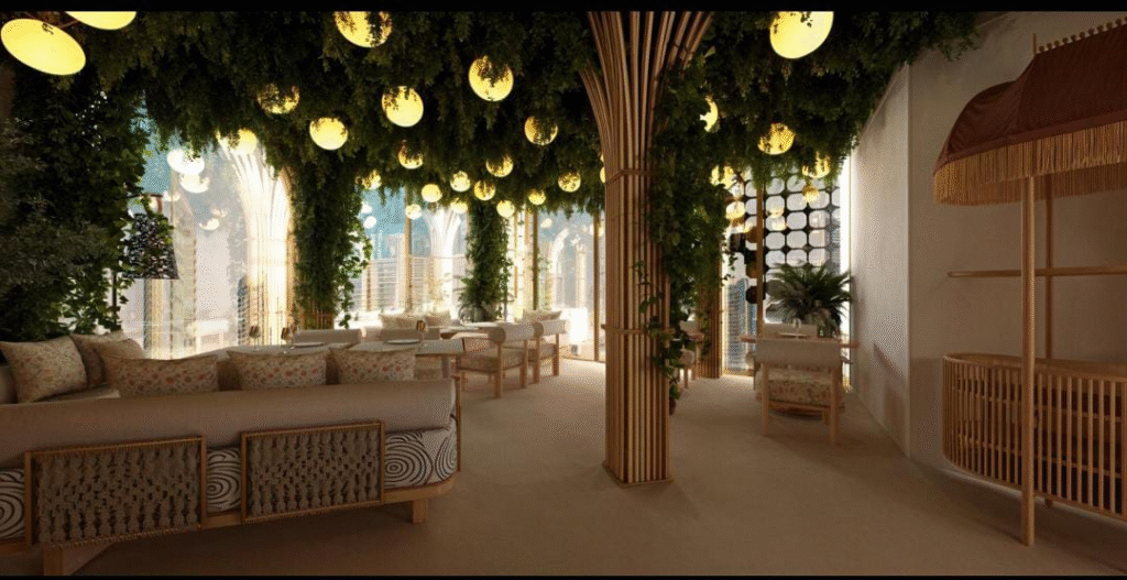 SKOYA RESTURANT — 3D Visualization Indoor 6