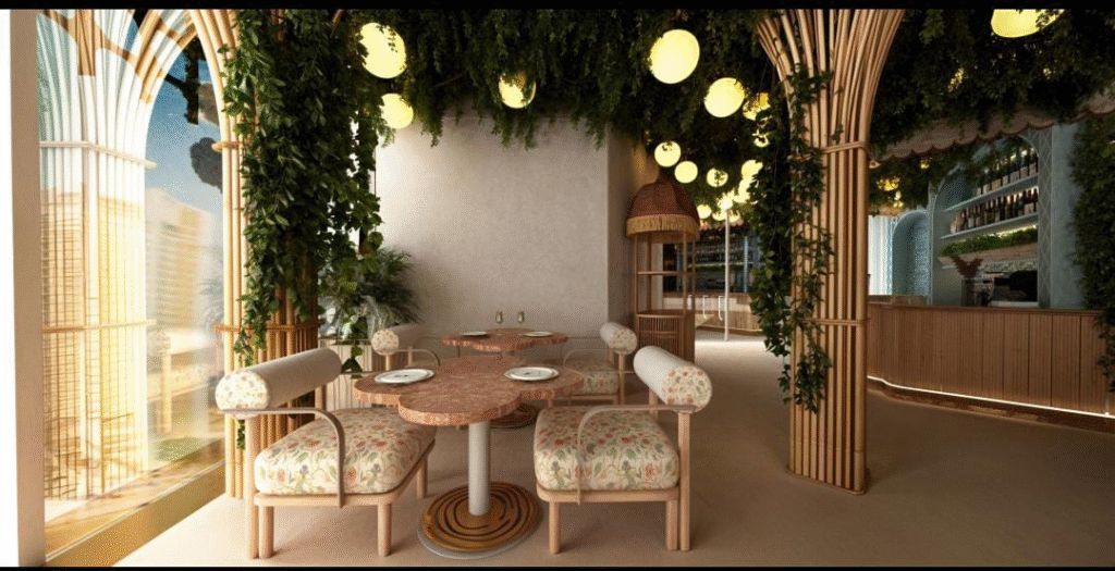 SKOYA RESTURANT — 3D Visualization Indoor 7