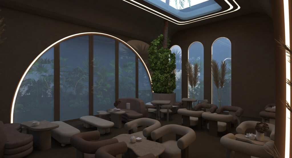 UBI — Restaurant 3D Visualization 1