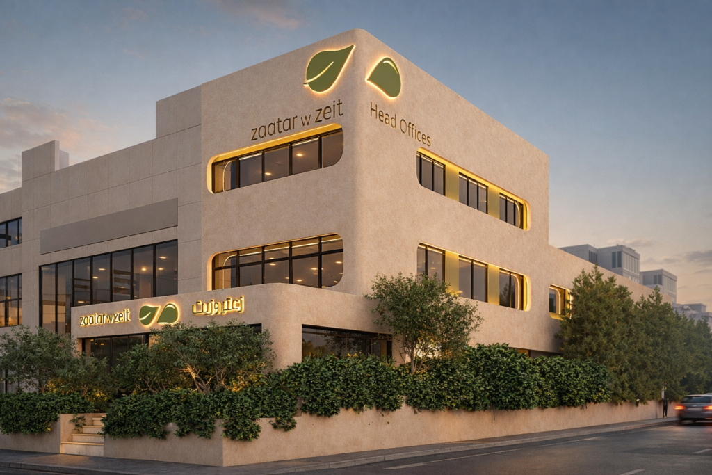 ZAATAR W ZEIT HEAD OFFICES — 3D Visualization 3