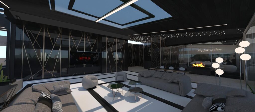 YARZE APARTMENTS — 3D Visualization | Rooftop 1