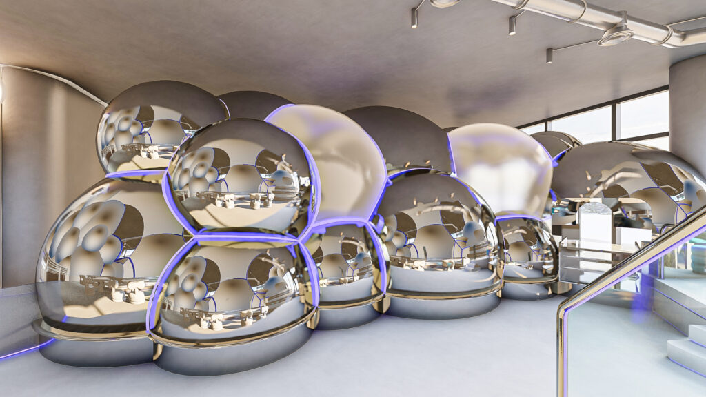 BUBBLEGATE — 3D Visualization 1