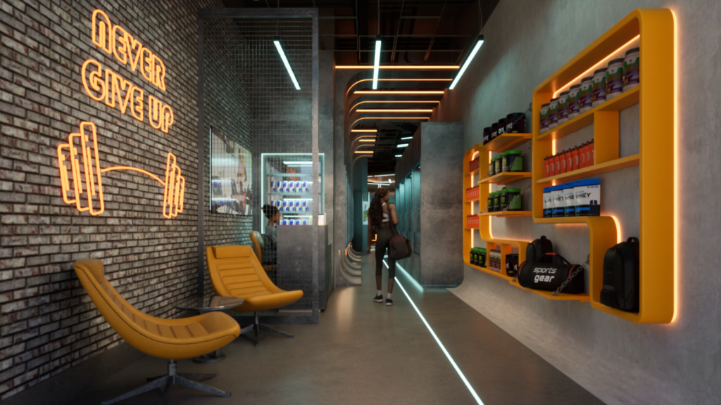 REVIVE GYM — 3D Visualization 1
