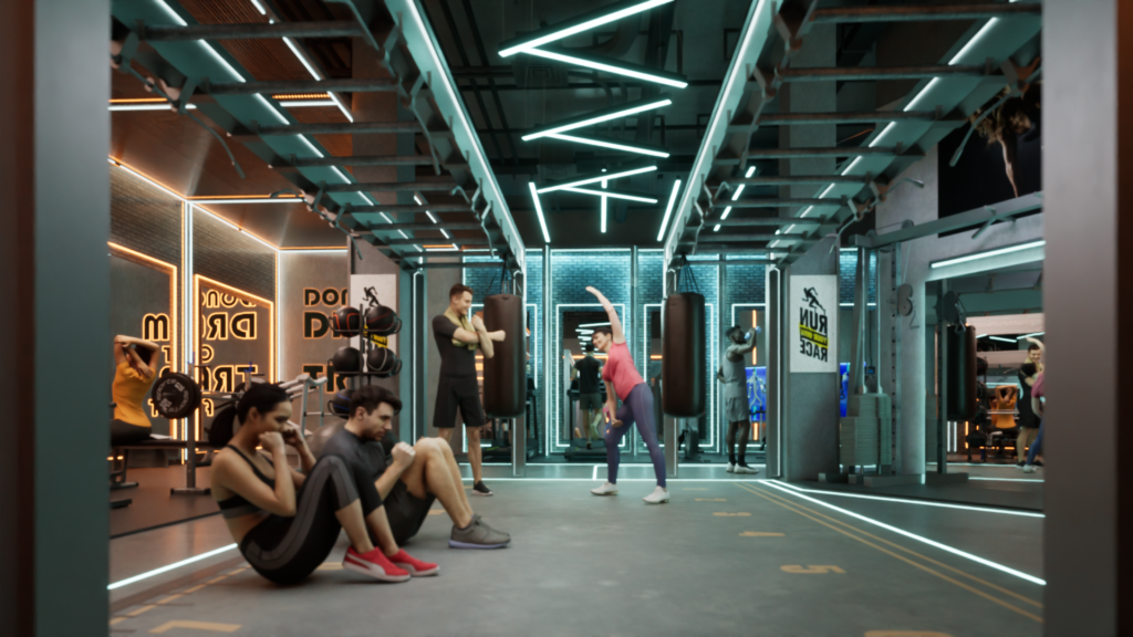 REVIVE GYM — 3D Visualization 9