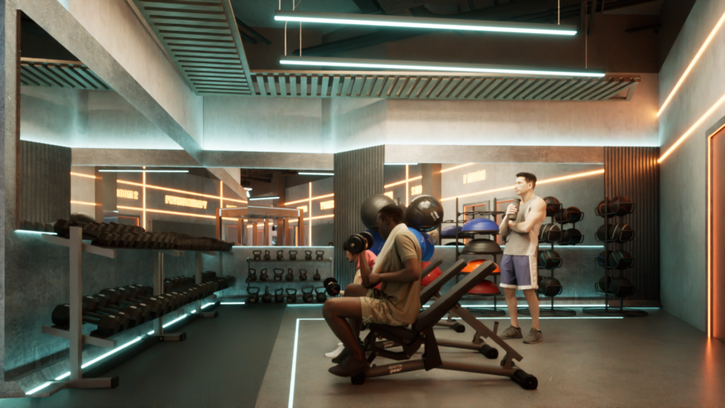 REVIVE GYM — 3D Visualization 10