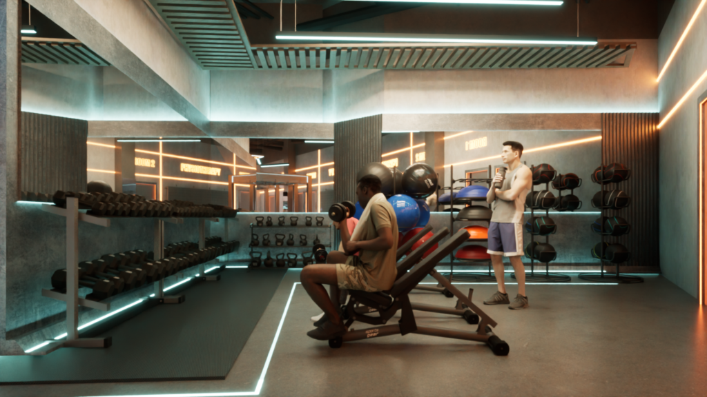 REVIVE GYM — 3D Visualization 11