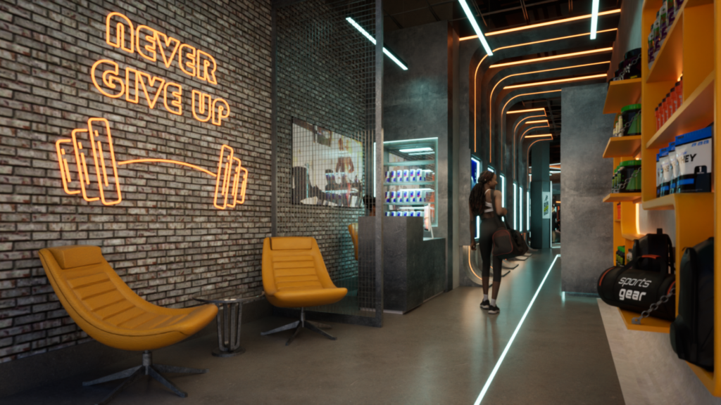 REVIVE GYM — 3D Visualization 2