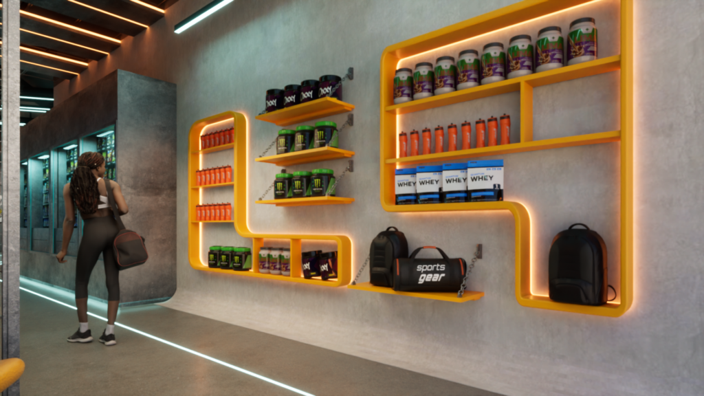 REVIVE GYM — 3D Visualization 3