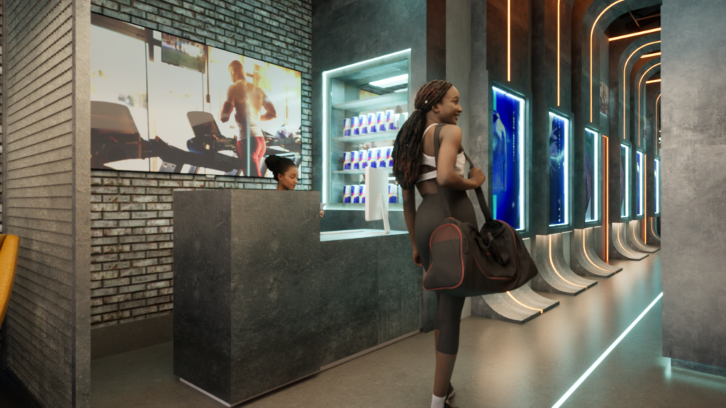 REVIVE GYM — 3D Visualization 4