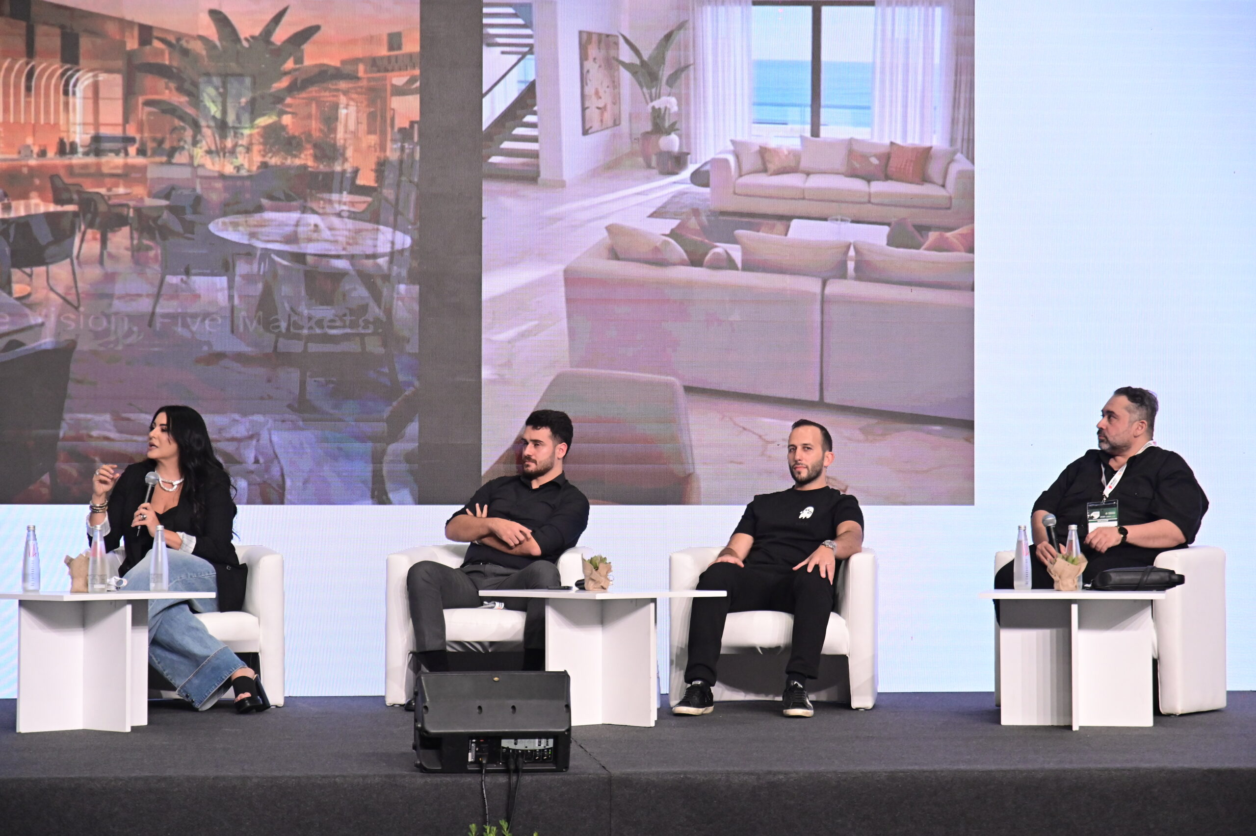 AI session on the Interiors Lebanon conference stage